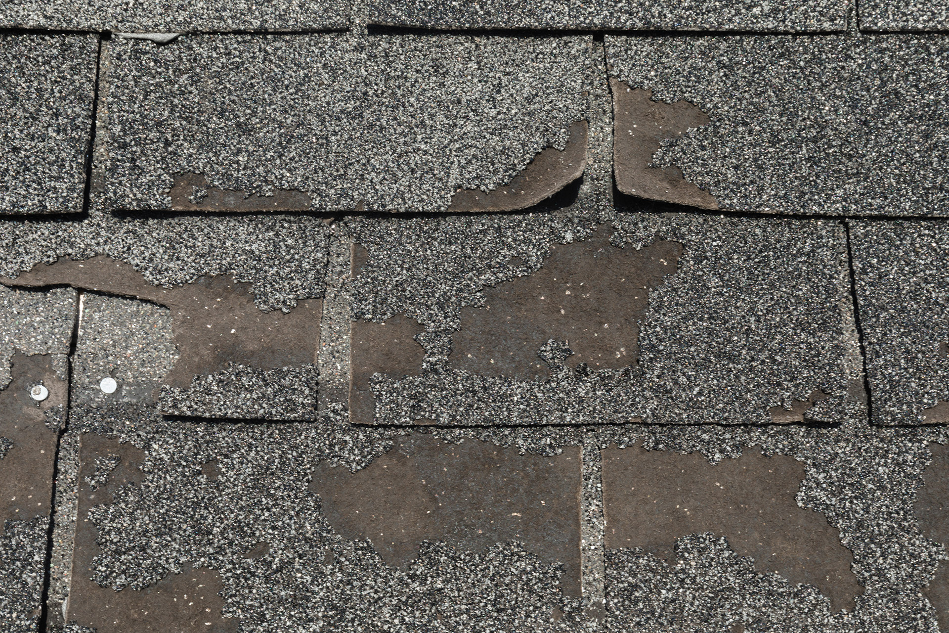 Damaged Roof Missing Shingles