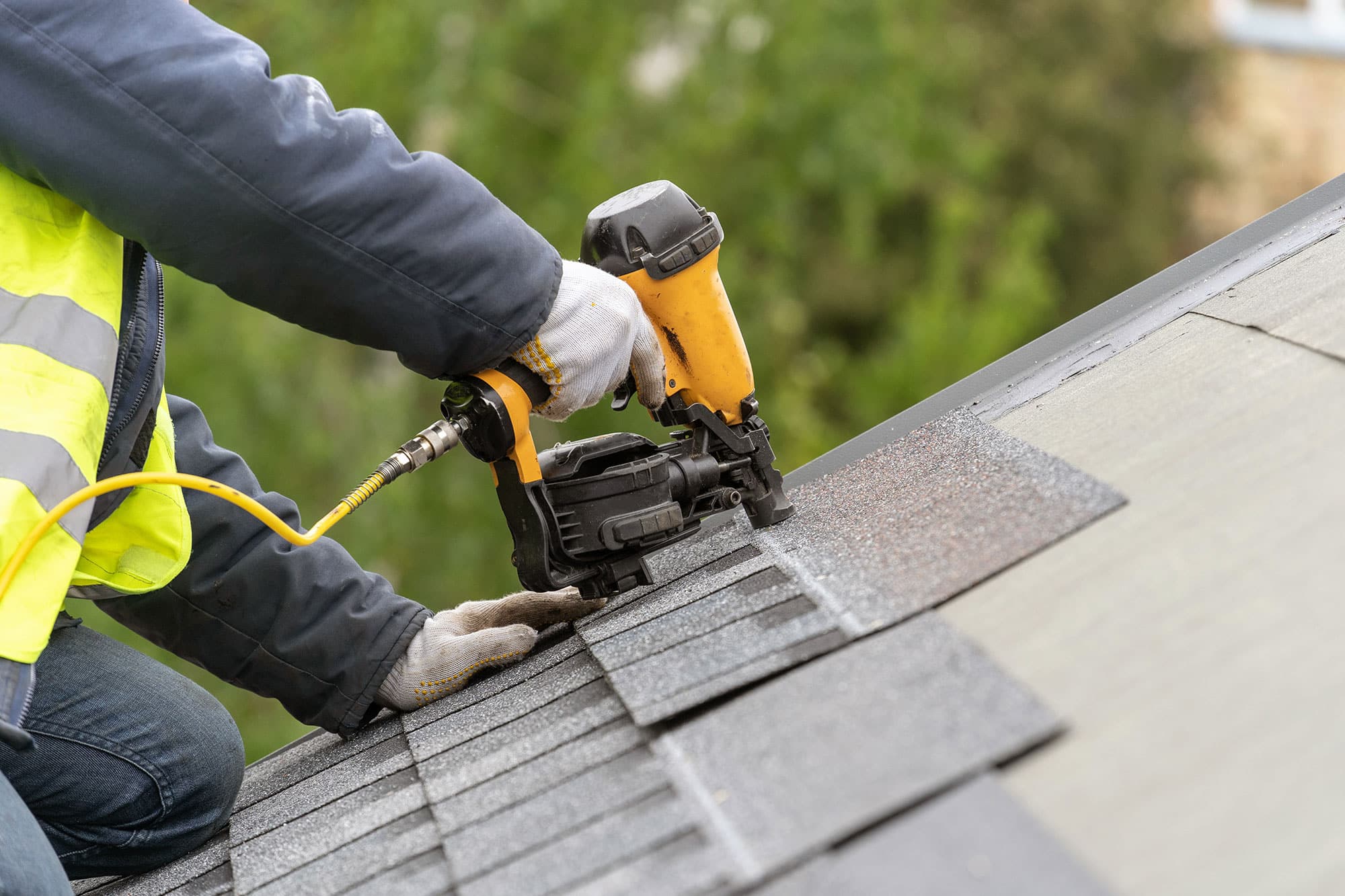 Roofing Contractors Installing Residential Roof